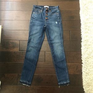 Madewell Jeans - 10” high rise skinny 24